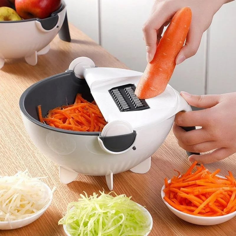 Magic Cutter™ - Cortador y escurridor multifunción 9 en 1 - ¡Pelador de verduras de regalo!