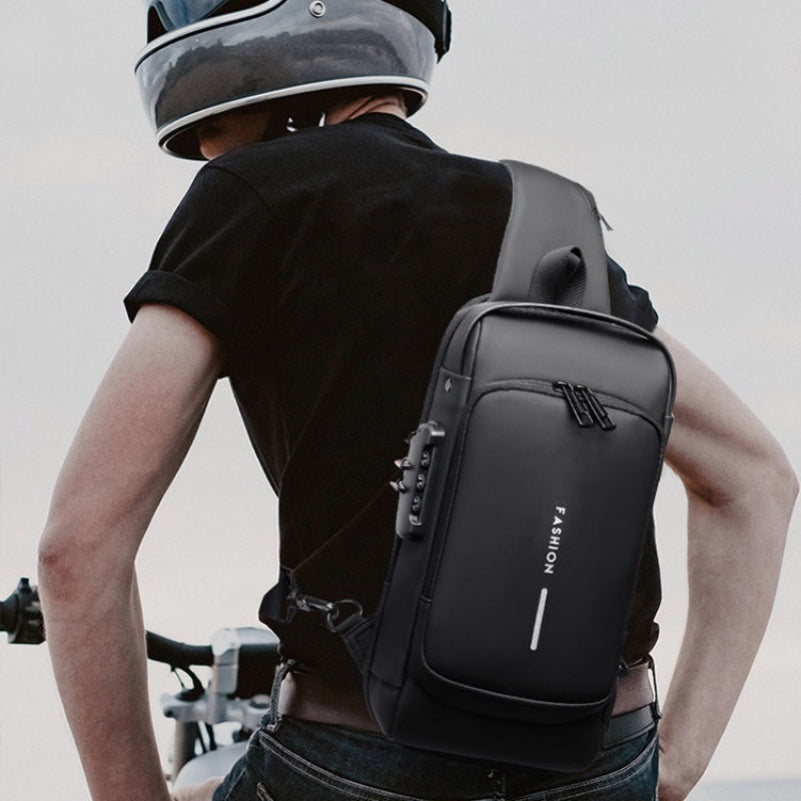 SmartGuard - Bolso Bandolero Antirrobo Impermeable con Contraseña